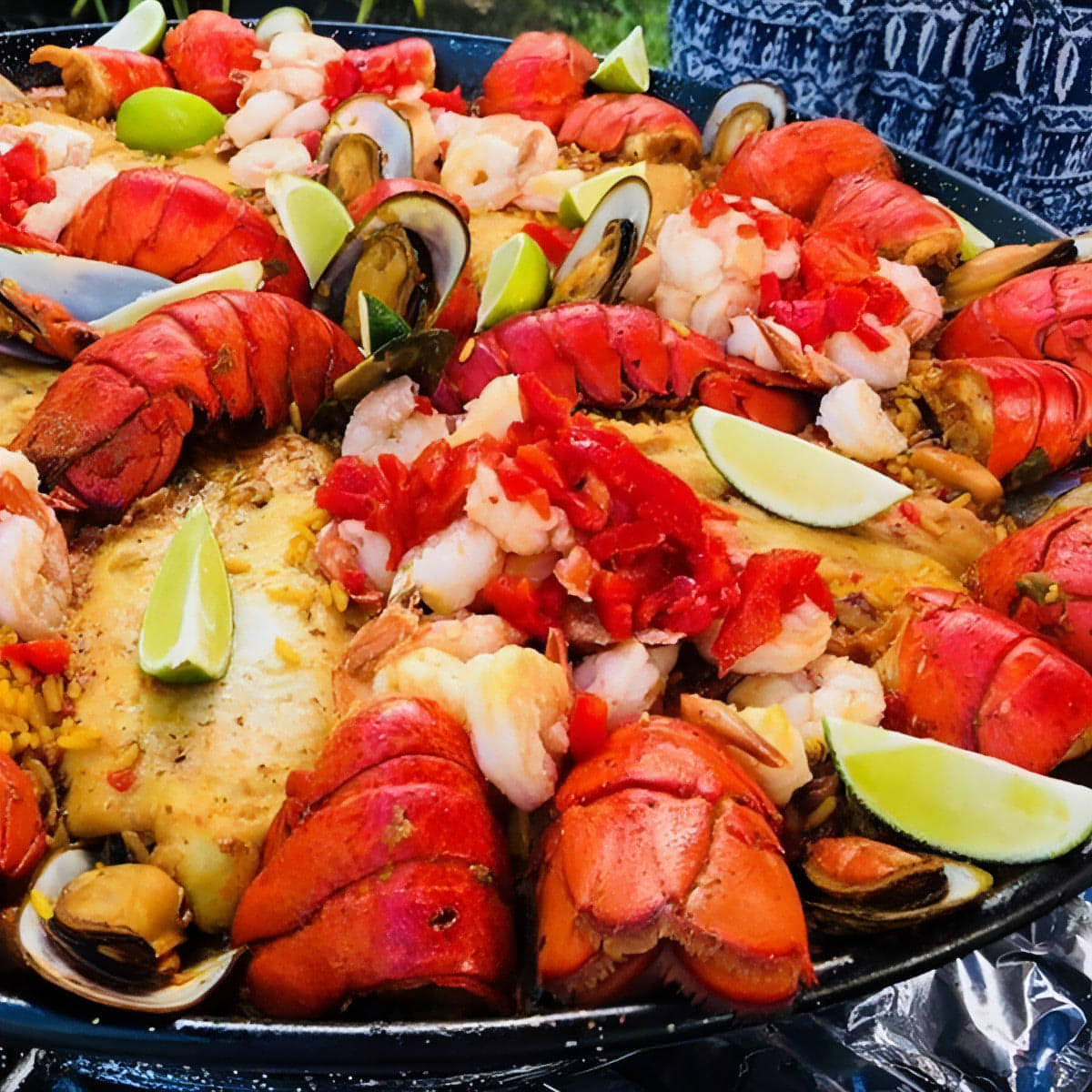 Special Paella Maine Lobster Tails - Tapas & Paellas