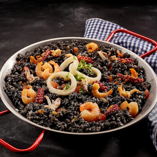 Paella Negra -Black -Squid and its Ink - Tapas & Paellas